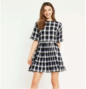 Urban Outfitters Rachel Parcell Gingham Babydoll Dress Size Medium